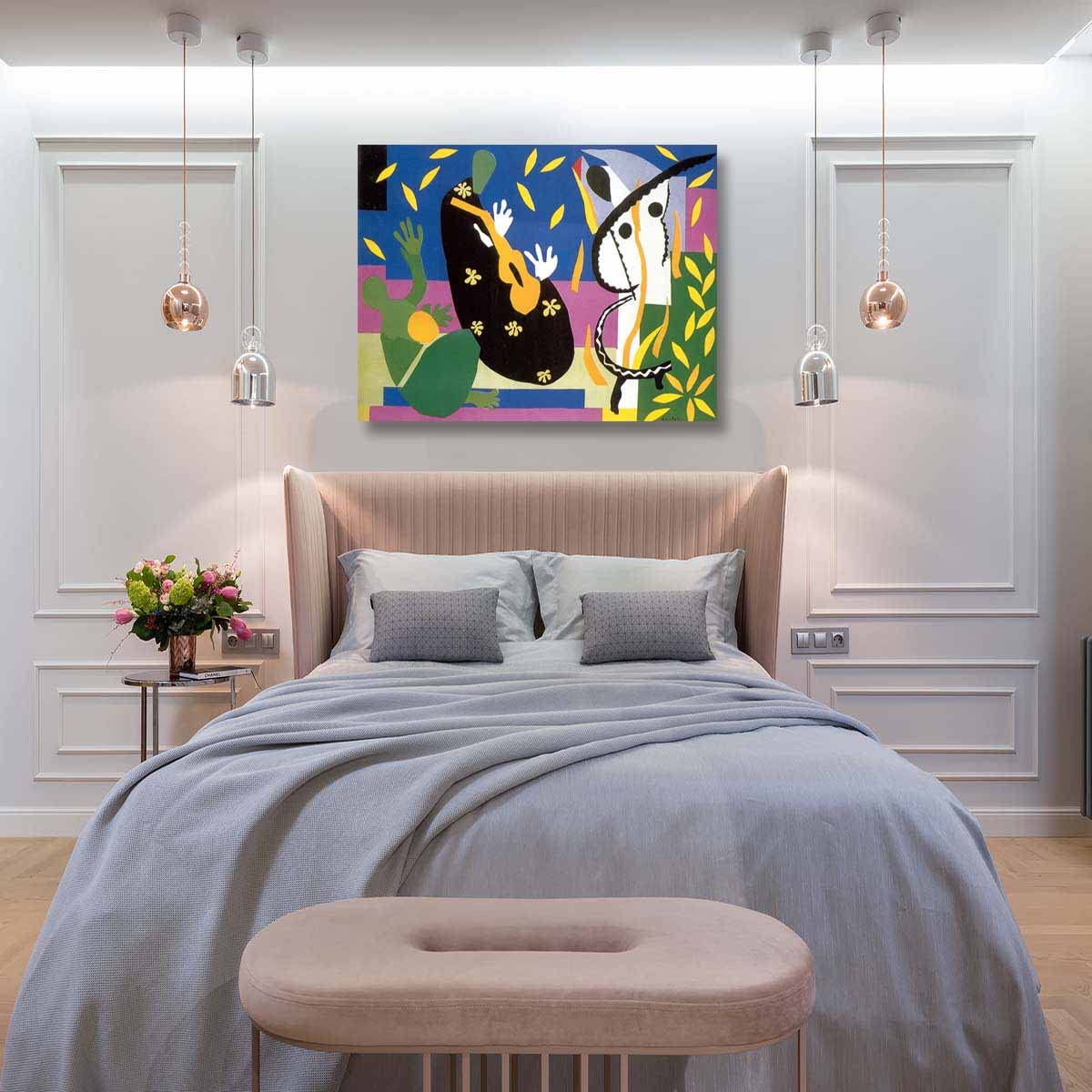 アンリ・マティス 王の悲しみ インテリアアート1952 マット台紙 王の